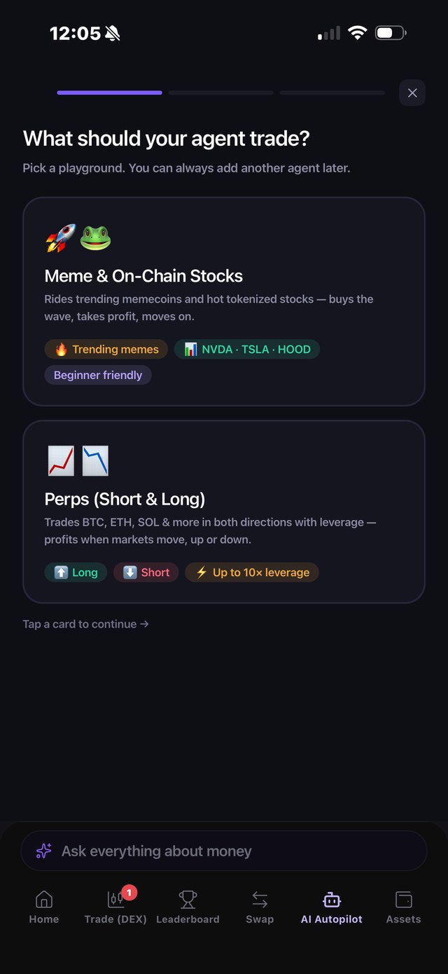 TRUE AI Autopilot — agent setup